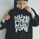 ★入荷済み★2025SS★nunuforme ヌヌフォルム nunuformeロゴT Black nt23-013