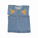 ★DROP1★2025SS★tinycottons タイニーコットンズ STRAWBERRIES BLOUSE light blue denim SS25-248