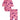 ★PRE 2025SS collection★mini rodini ミニロディーニ Squiggly cats aop nb baby set Pink