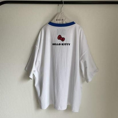 Sanrio × GRIS Collaboration "Sanrio" Ringer Tee HELLO KITTY GR25SS-Sanrio_03A