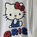 Sanrio × GRIS Collaboration "Sanrio" Ringer Tee HELLO KITTY GR25SS-Sanrio_03A