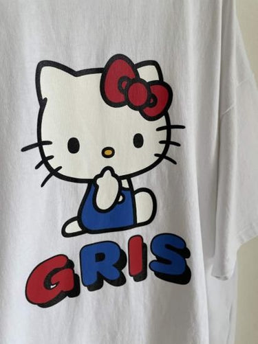 Sanrio × GRIS Collaboration "Sanrio" Ringer Tee HELLO KITTY GR25SS-Sanrio_03A
