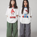 Sanrio × GRIS Collaboration "Sanrio" Ringer Tee HELLO KITTY GR25SS-Sanrio_03A