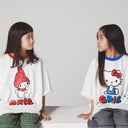 Sanrio × GRIS Collaboration "Sanrio" Ringer Tee HELLO KITTY GR25SS-Sanrio_03A