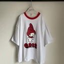 Sanrio × GRIS Collaboration "Sanrio" Ringer Tee MY MELODY GR25SS-Sanrio_03A
