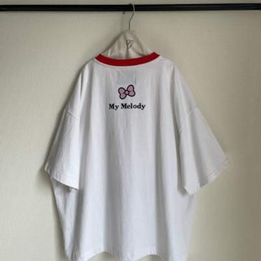 Sanrio × GRIS Collaboration "Sanrio" Ringer Tee MY MELODY GR25SS-Sanrio_03A
