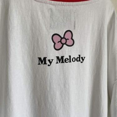 Sanrio × GRIS Collaboration "Sanrio" Ringer Tee MY MELODY GR25SS-Sanrio_03A
