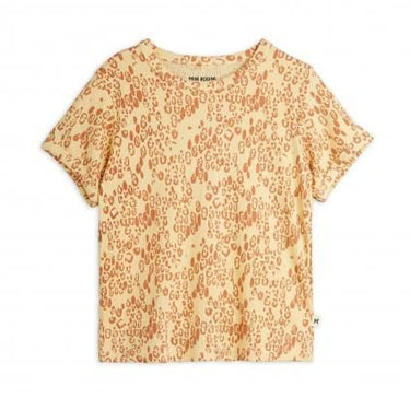 ★5/中旬入荷予定ご予約★PRE 2025AW collection★mini rodini ミニロディーニ Mini leopard aop ss tee Beige