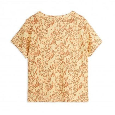 ★5/中旬入荷予定ご予約★PRE 2025AW collection★mini rodini ミニロディーニ Mini leopard aop ss tee Beige