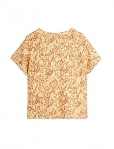 ★5/中旬入荷予定ご予約★PRE 2025AW collection★mini rodini ミニロディーニ Mini leopard aop ss tee Beige
