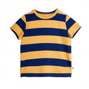★5/中旬入荷予定ご予約★PRE 2025AW collection★mini rodini ミニロディーニ Block stripe ss tee Beige