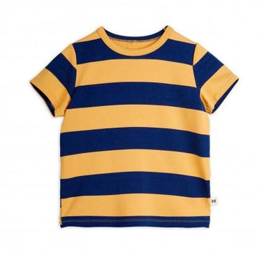 ★5/中旬入荷予定ご予約★PRE 2025AW collection★mini rodini ミニロディーニ Block stripe ss tee Beige