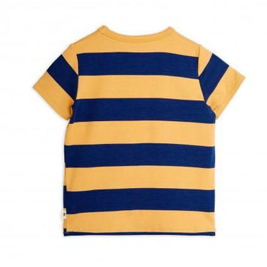 ★5/中旬入荷予定ご予約★PRE 2025AW collection★mini rodini ミニロディーニ Block stripe ss tee Beige