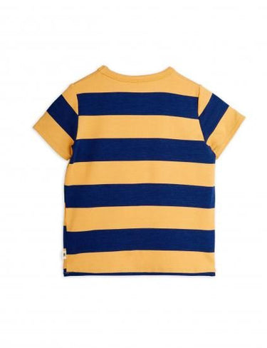 ★5/中旬入荷予定ご予約★PRE 2025AW collection★mini rodini ミニロディーニ Block stripe ss tee Beige
