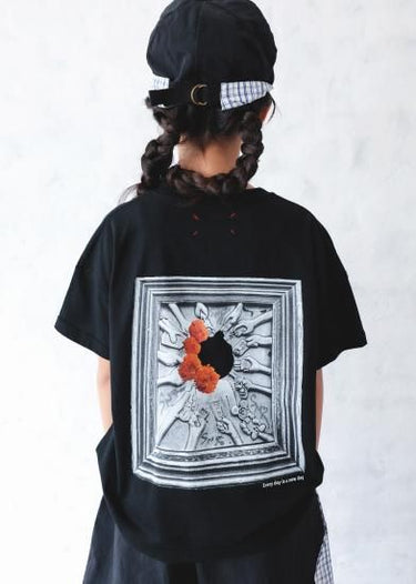 ★入荷済み★2025SS★michirico ミチリコ Frame T ブラック MR25SS-02(kids/adult)