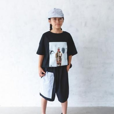 ★入荷済み★2025SS★michirico ミチリコ Dear Mexico T ブラック MR25SS-03(kids/adult)