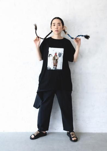 ★入荷済み★2025SS★michirico ミチリコ Dear Mexico T ブラック MR25SS-03(kids/adult)