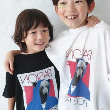 ★入荷済み★2025SS★michirico ミチリコ Frida bear T ブラック MR25SS-04(kids/adult)