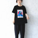 ★入荷済み★2025SS★michirico ミチリコ Frida bear T ブラック MR25SS-04(kids/adult)