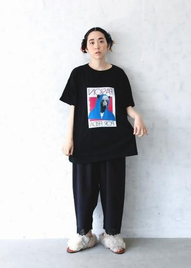★入荷済み★2025SS★michirico ミチリコ Frida bear T ブラック MR25SS-04(kids/adult)