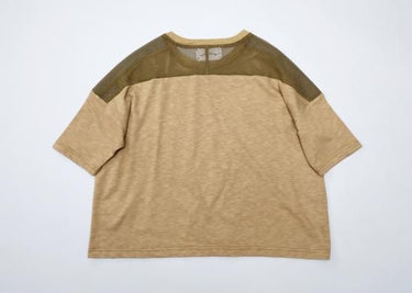 ★入荷済み★2025SS★michirico ミチリコ Switching mesh T カーキ MR25SS-08(kids/adult)