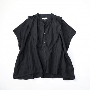 ★入荷済み★2025SS★michirico ミチリコ Embroidery pattern shirts ブラック MR25SS-22(adult)