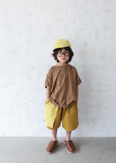 ★入荷済み★2025SS★michirico ミチリコ Three pocket pants マスタードイエロー MR25SS-29(kids)