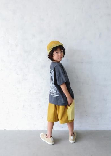 ★入荷済み★2025SS★michirico ミチリコ Three pocket pants マスタードイエロー MR25SS-29(kids)