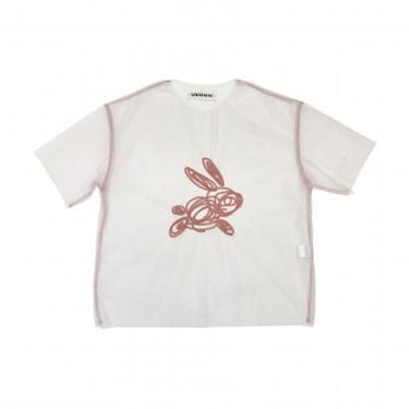 ★入荷済み★2025SS★UNIONINI ユニオニーニ embroidery tulle tops pink CS-079