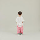 ★入荷済み★2025SS★MOUN TEN. マウンテン linen blend 1tuck wide pants pink MP94-1728