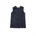 ★入荷済み★2025SS★MOUN TEN. マウンテン denim nosleeve tunic (organic cotton) indigo MS37-1723