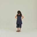 ★入荷済み★2025SS★MOUN TEN. マウンテン denim nosleeve tunic (organic cotton) indigo MS37-1723