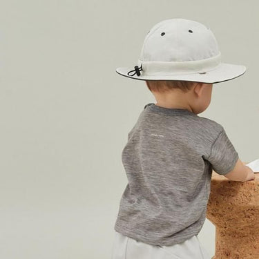★入荷済み★2025SS★MOUN TEN. マウンテン organic slub wide T(for baby) gray BT01-0110