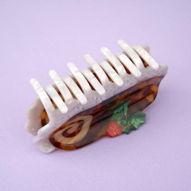 Coucou Suzette ククシュゼット Christmas Log Cake Hair Claw クリスマスログケーキ ヘアクリップ