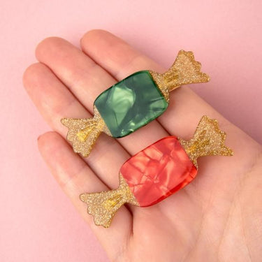 Coucou Suzette ククシュゼット Christmas Candies Hair Clip Set クリスマスキャンディ ヘアクリップセット