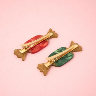 Coucou Suzette ククシュゼット Christmas Candies Hair Clip Set クリスマスキャンディ ヘアクリップセット