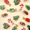 Coucou Suzette ククシュゼット Green Christmas Candy Mini Hair Claw グリーンクリスマスキャンディ ミニヘアクリップ