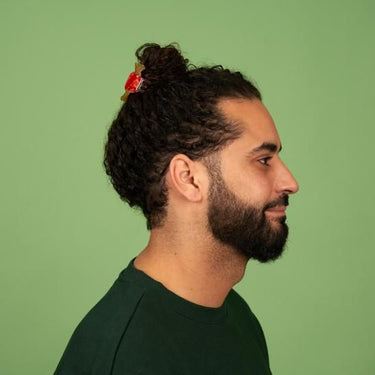 Coucou Suzette ククシュゼット Red Christmas Candy Mini Hair Claw レッドクリスマスキャンディ ミニヘアクリップ