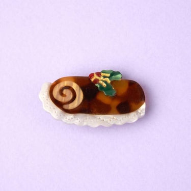 Coucou Suzette ククシュゼット Christmas Log Cake Hair Clip クリスマスログケーキ ヘアクリップ