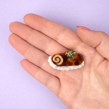 Coucou Suzette ククシュゼット Christmas Log Cake Hair Clip クリスマスログケーキ ヘアクリップ