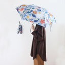 松尾ミユキ Matsuo Miyuki Folding umbrella Plants-Rabbits 晴雨兼用 折りたたみ傘 110823