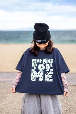 ★kihanan 2025SS 春の特注Tシャツ★nunuforme ヌヌフォルム Charcoal kh006