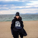 ★kihanan 2025SS 春の特注Tシャツ★nunuforme ヌヌフォルム Charcoal kh006