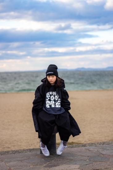 ★kihanan 2025SS 春の特注Tシャツ★nunuforme ヌヌフォルム Charcoal kh006