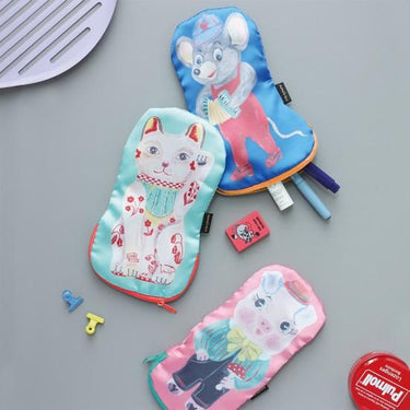 NathalieLete ナタリーレテ Nathalie Lete Satin pouch Mouse サテンポーチ 511066