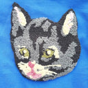 NathalieLete ナタリーレテ Nathalie Lete Fluffy mini bag Black cat 511034