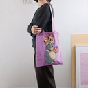 NathalieLete ナタリーレテ Nathalie Lete Fluffy Rectangle tote bag Blue eye 511043
