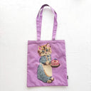 NathalieLete ナタリーレテ Nathalie Lete Fluffy Rectangle tote bag Blue eye 511043