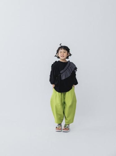 ★入荷済み★BASIC★ns-621-005 nunuforme ヌヌフォルム オックスポインテッドパンツ LightGreen