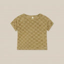 organic zoo オーガニックズー Dusky Checkboard Terry Boxy T-Shirt 16SOTDCOZ